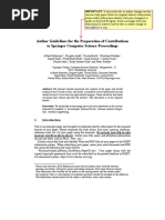Springer Paper Template | PDF | Citation | Bracket