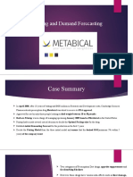 Metabical: Pricing, Packaging and Demand Forecasting