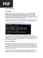 Lab-1 Basic Commands: Ping Explained