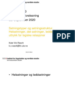 4.0120. Setningstyper. 22. September 2020. PDF