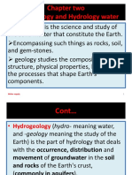 Water Supply - CH-2 Geology and Hydrology Water