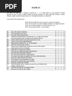 Dass 21 | PDF | Depresión (estado de ánimo) | Ansiedad