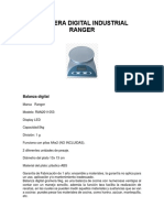 Balanza digital Ranger RAN2011053 5kg 1g