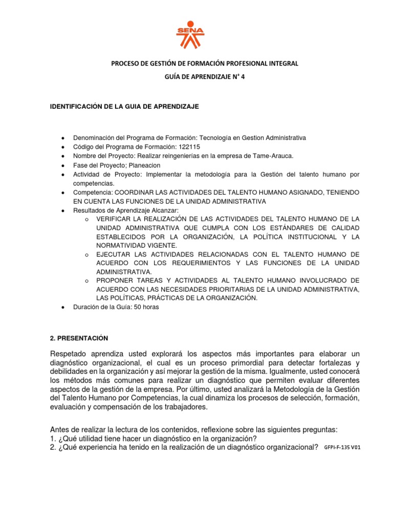 Implementando la Metodología de Gestión del Talento Humano por ...