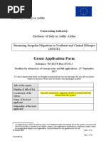 Annex A - Grant Application Form