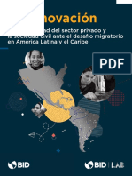MIGnnovacion La Oportunidad Del Sector Privado y La Sociedad Civil Ante El Desafio Migratorio en America Latina y El Caribe