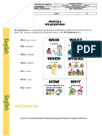 WH Questions GUIDE 4°