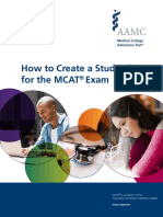 How To Create A Study Plan For The MCAT Exam