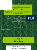 Applications of Discrete Structures: Slides For A Course Based On The Text (5 Edition) by Kenneth H. Rosen