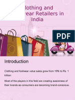 Clothing and Footwear Retailers in India