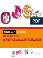 Advocacy Toolkit For Teachers To Provide A Quality Education