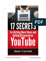 17 Secrets YouTube Checklist - by Sean Cannell - v1