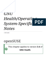GNU Health - Operating System-Specific Notes - Wikibooks, Open Books For An Open World