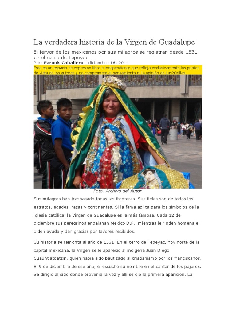 Historia De La Virgen De Guadalupe Uncovering The Truth Behind The Symbols - wcd93i1