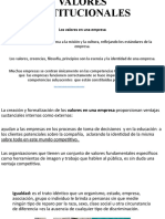 Diapositivas Valores Institucionales