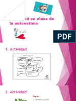 Actividad en clase de la autoestima eica