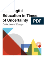 Cue Meaningful Education Times Uncertainty Essays