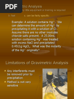 Gravimetric Analysis - 2