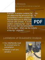 Gravimetric Analysis - 2