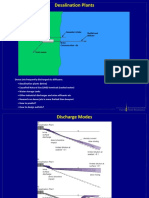 Desalination Plant Seawater Intake Outfall and Diffuser Brine Concentration 2x Fresh Water