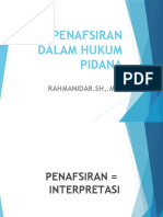 4 Penafsiran Dalam Hukum Pidana