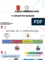 Exposición Historia y Conceptos Basicos de Epidemiología 