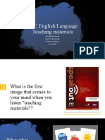 ELT, English Language Teaching Materials