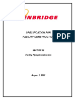 Facility Piping Construction Specification