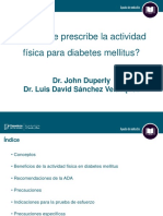 ¿Cómo Se Prescribe La Actividad Física para Diabetes Mellitus?