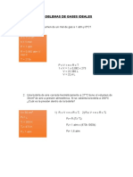Problemas de Gases Ideales