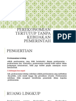 Perekonomian Tertutup Tanpa Kebijakan Pem.