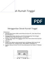 Denah Rumah Tinggal Tugas 5