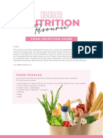 BBR Nutrition Brand Resource