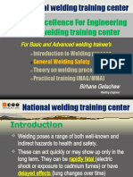 National welding training center safety hazards