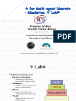 A Framework For Multi-Agent Discrete Event Simulation: V-Lab®