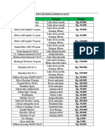 DAFTAR HARGA BAHAN (Harga INWCCA)