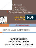 Tech4Voc Part 3 How To Make Safety Signs