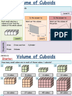 Walt: Wilf:: Find The Volume of Cuboids