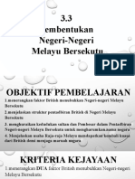 3.3 Pembentukan Negeri-Negeri Melayu Bersekutu