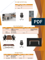Main Office layout and furniture