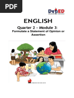 Quarter 2 - Module 3:: English