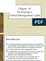 Developing A Global Management Cadre