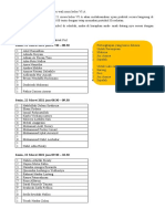 Jadwal Ujian Praktek PAI