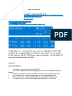 PANEL REGRESSION