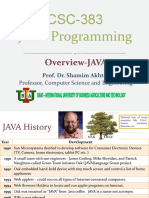 Lecture 1-Overview - Java