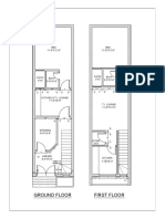 Ground Floor First Floor: BED 11'-0"X12'-6" BED 11'-0"X12'-6"