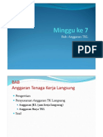 Minggu Ke 7 Anggran TKL