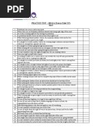 Driving Test Answers - True/False