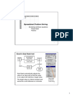 Spreadsheet Problem Solving: Excel's Goal Seek Tool