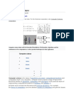 Computer Science: Jump To Navigation Jump To Search